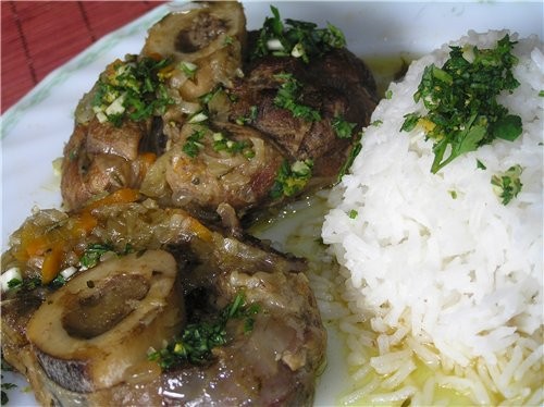 Курица в красном вине Оссо буко с овощами Шоколадный венок Таня ( ) велела называть франкфуртский ,... - 2
