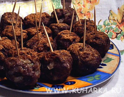 Спасибки за рецепт тефтелек с начинкой Очень вкусно