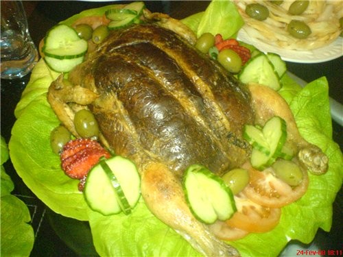 Спасибо за курочку с блинами Ирине Джазовой Очень эффектно и супер вкусно