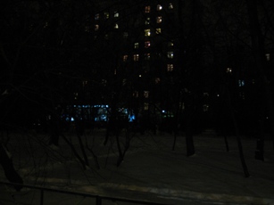 Показываю немного ночной зимней Москвы - 2