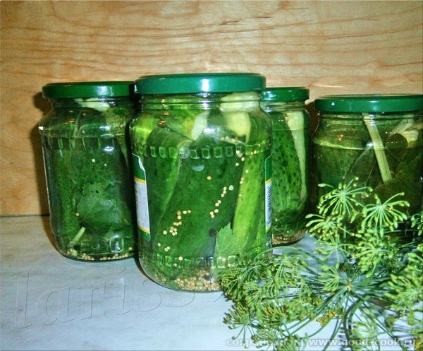 МАРИНОВАННЫЕ ОГУРЧИКИ С ЗЕРНОВОЙ ГОРЧИЦЕЙ