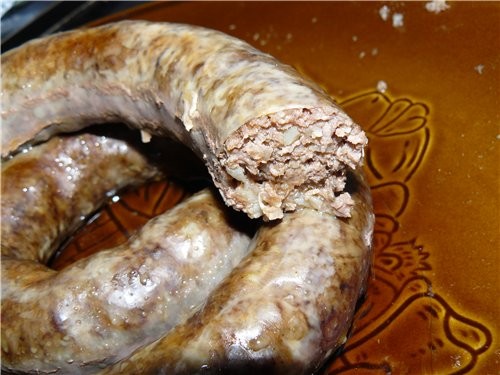 Колбаса домашняя с картошкой