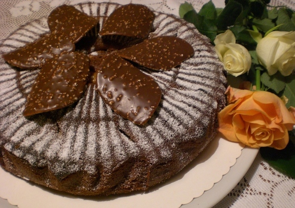 Schoko-Birnen-Biskuit Шоколадно-грушевый бисквит Сочный, вкусный, ароматный и, что немаловажно, быс...