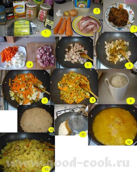 Вот мой рецепт плова
