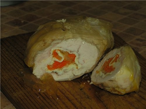 Спаибо Ларисе ( ) за вкусные рулеты из грудки с омлетом (рецепт здесь: )