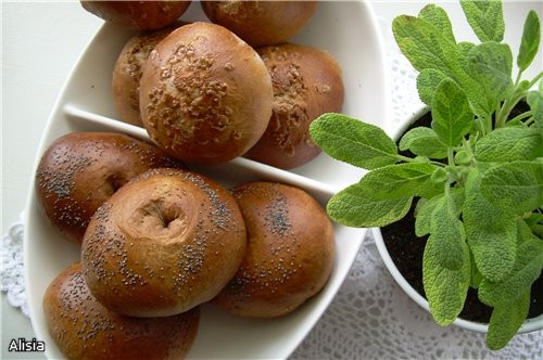 BAGELS с лососем Шоколадно Лимонные Булки и Бублики - 3