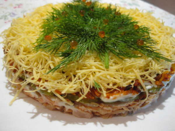 рыбный салат