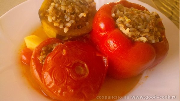Фаршированные перцы.