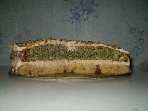Маковый торт Тесто на 1 корж: 2 яйца 1 ст - 3