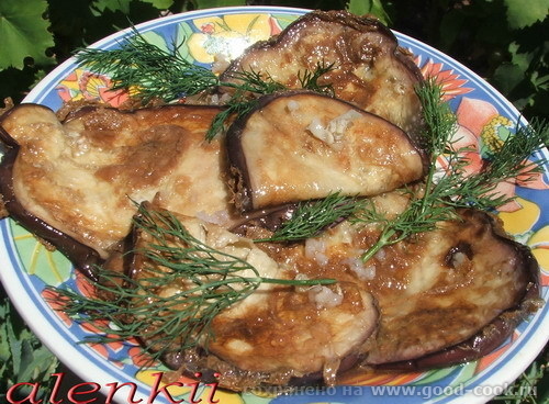 ШАШЛЫК ИЗ КУРИНОЙ ПЕЧЕНИ И КУРДЮЧНОГО САЛА МАРИНОВАННЫЕ БАКЛАЖАНЫ - 4