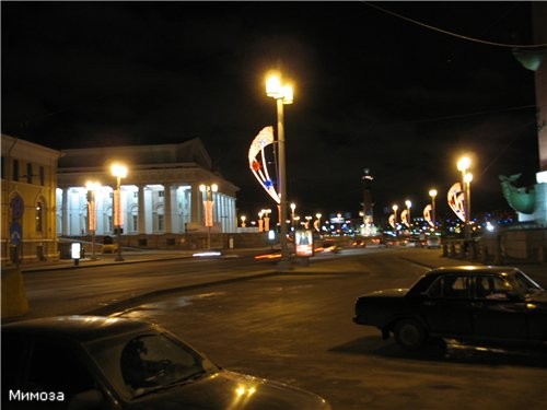 Вид с Дворцового моста на стрелку - 2