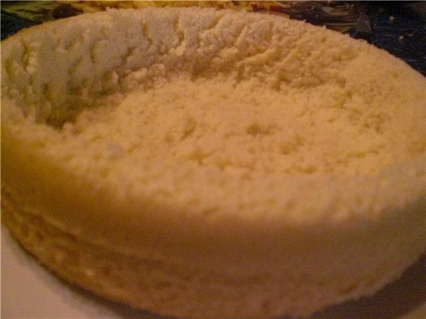 Торт «Бочка с фруктами» (фото) Бисквит: 6 яиц 1 стакан сахарного песка 1 стакан муки Яйца взбиваем...