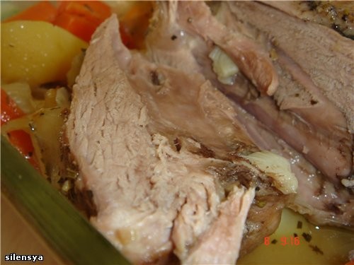 . Запечёная в рукаве Баранина в Греческом стиле от . Фантастически вкусный картофельный салат с ред... - 2
