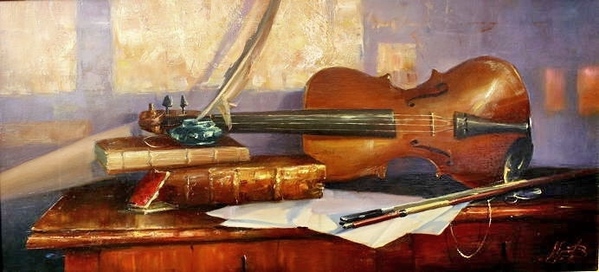 скрипка - вообще необычный инструмент
