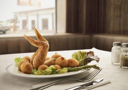 у меня сегоднИ "день курицы" Ну раз у тебЕ севодни "День курицы" - получай