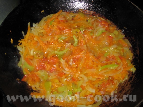 Легкий суп с фрикадельками что нужно: * Мясной фарш * Капустка * Картошка * Морковка * Лук * Болгар... - 3
