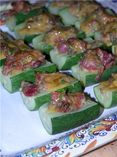 ЛОДОЧКИ ИЗ ЗУККИНИ