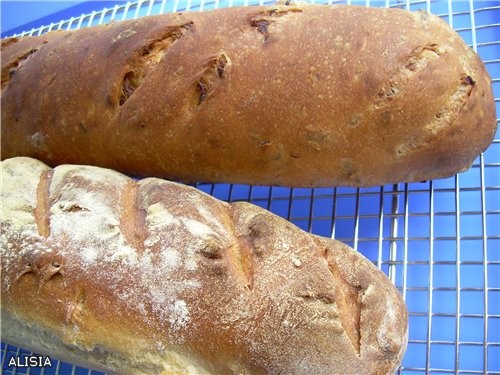 Багет обеденный с Луковыми Чипсами и Багет десертный с Грецкими Орехами 300 мл