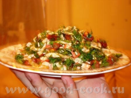 Салат Ddpetrovich-1, Рецепт приготовления вкусного салатика Экспериментировала с продуктами и получ...