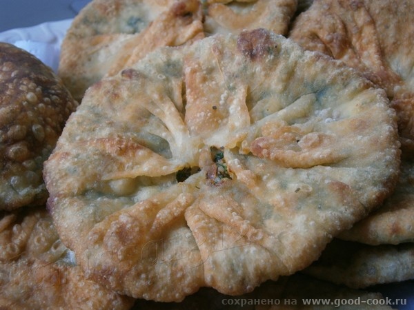 ЛЕПЁШКИ С СЫРОМ И ЗЕЛЕНЬЮ