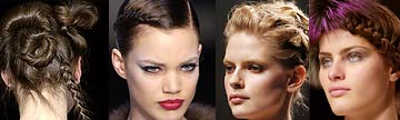 Длинная челка - хит сезона /на фото: Michael Kors, Behnaz Sarafpour, Anna Molinari, MaxMara/ Актуал... - 2