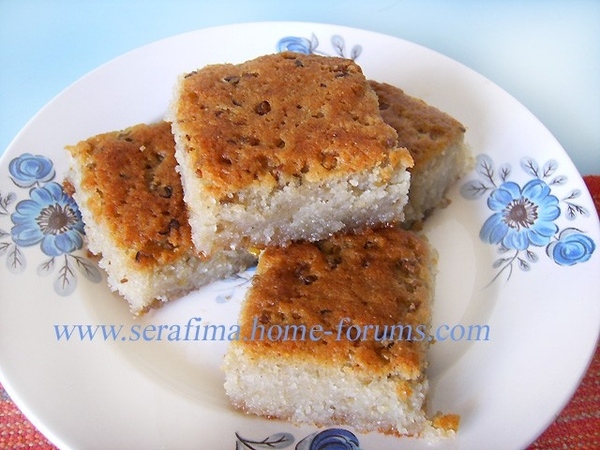 Арабская сладость из манки и пажитника