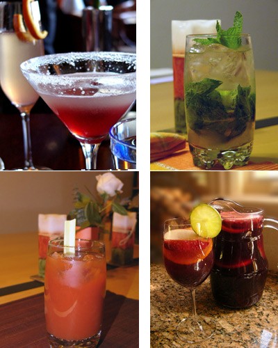 Коктейли алкогольные Коктейль Мимоза Мартини с водкой Tequila Sunrise Rosalita Kir Royale Мохито Кр...