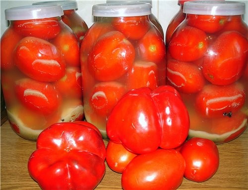 Хочу поделиться с вами рецептиком очень вкусных соленых (квашеных) помидор - 2