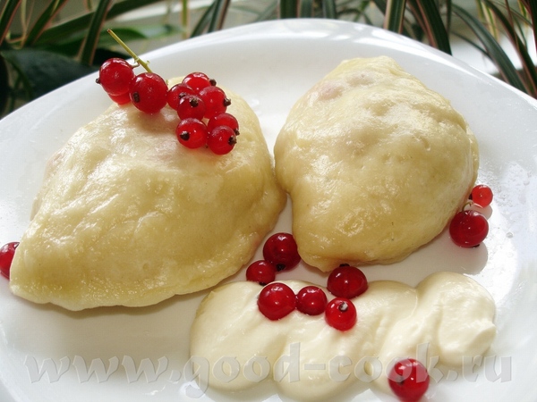 драники картофельно-кабачковые ПАРОВЫЕ ВАРЕНИКИ С КРАСНОЙ СМОРОДИНОЙ Вообще начинка ягодная может б... - 2