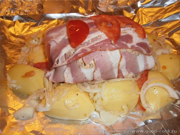 МЯСО В БЕКОНЕ