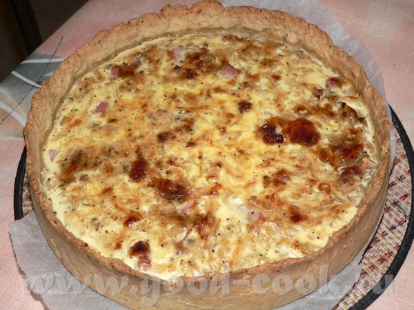 Krautkuchen mit gerдuchertem Schweinefleisch Капустный пирог с копченой свининой Приготовлен по кни... - 4