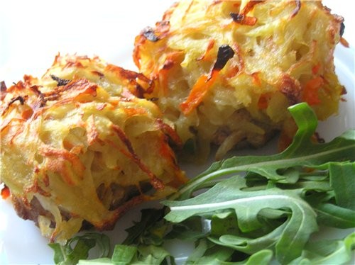Мясной хлеб с горчичной корочкой Запеченные котлеты под картофельной корочкой - 2