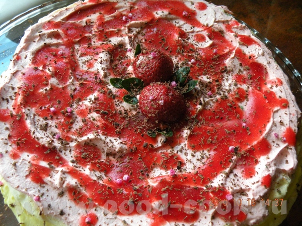 Десерт Торт безовый с маскарпонэ и клубничным мусом Kaneibullar-Улитки с корицей ТОРТ-ТУТ УЛИТКИ-ТУ... - 2
