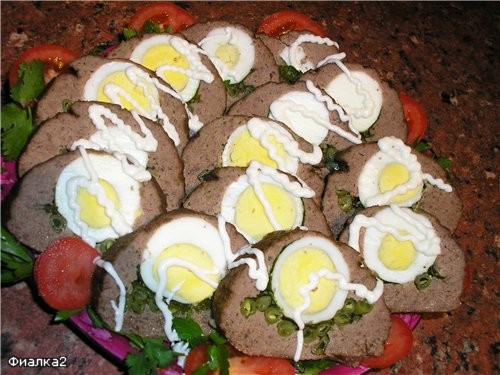 А вот мой МЯСНОЙ РУЛЕТ С ЯЙЦОМ от Лизы-Скрат