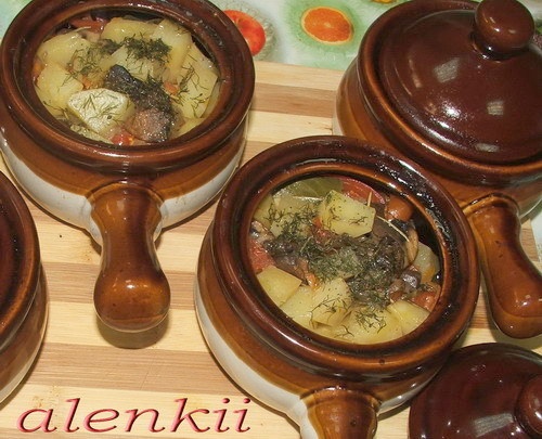 ПИКАНТНЫЕ МАРИНОВАННЫЕ БАКЛАЖАНЫ КАРТОФЕЛЬ С ГРИБАМИ ПОРТОБЕЛЛО В ГОРШОЧКЕ КАРТОФЕЛЬНЫЕ ПИРОЖКИ С К... - 2