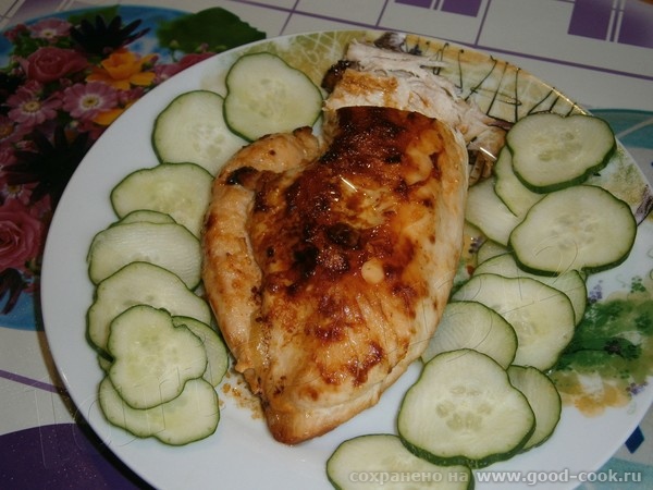 КУРИНАЯ ГРУДКА, ТОМЛЁНАЯ В СЛИВОЧНОМ МАСЛЕ