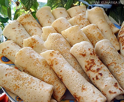 "БЛИНЫ С МЯСНОЙ НАЧИНКОЙ"