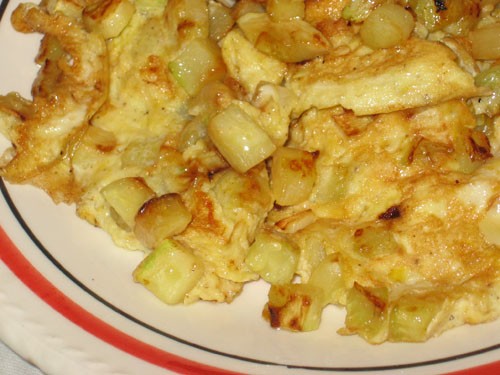 Кабачки с яйцами - 2