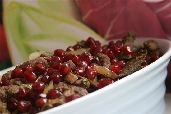 горячая закуска из телячьей печени из журнала вкусные рецепты телячья печень 400 г чеснок 2 зубчика...