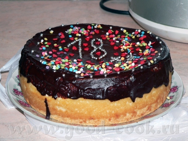 Тортик на мой день рождения В основе - А-ля чизкейк от Лолы