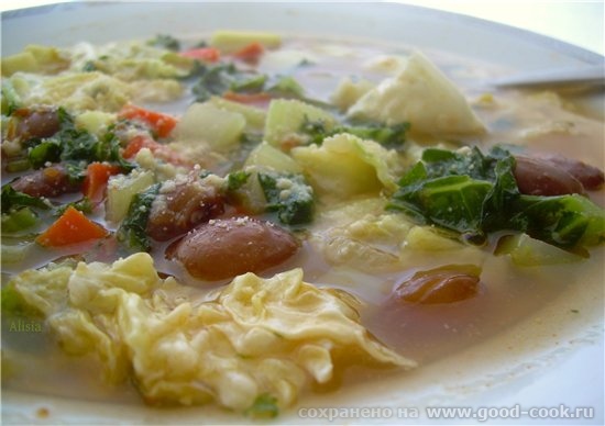 Надя, я его Суп minestrone на сырном бульоне все таки испытала