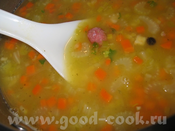 СУП ГОРОХОВЫЙ Сегодня сварила очень вкусный гороховый супчик