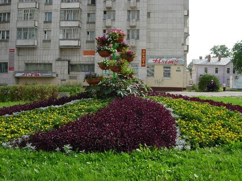 И еще вот такая клумба