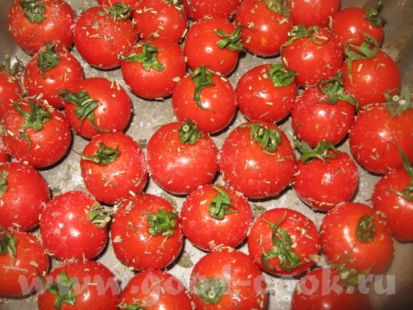 ЗАКУСКА ИЗ ЗАПЕЧЕННЫХ ЧЕРРИ В ТАРТАЛЕТКАХ Красивое и очень вкусное блюдо, которое не стыдно подать... - 3
