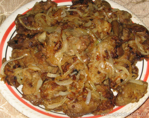 Вчера мы ужинали печенью от Алены с цветной капустой: Жареная куриная печень, маринованная в горчич... - 4