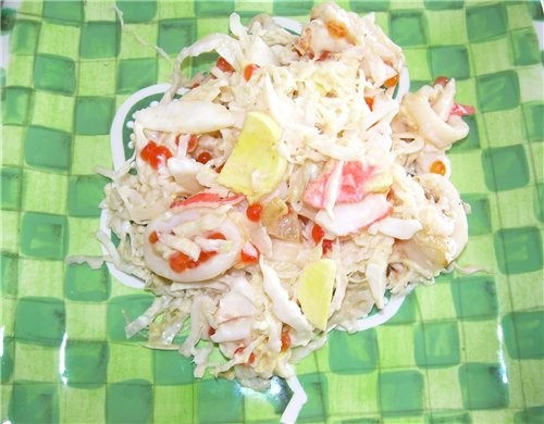 САЛАТ "МОРСКОЙ" от - 4