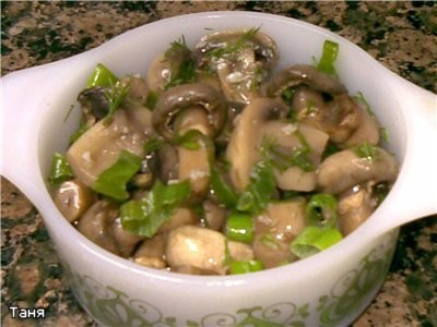Несу спасибу Наташе- за очень вкусный и простой рецепт Маринованых шампиньонов