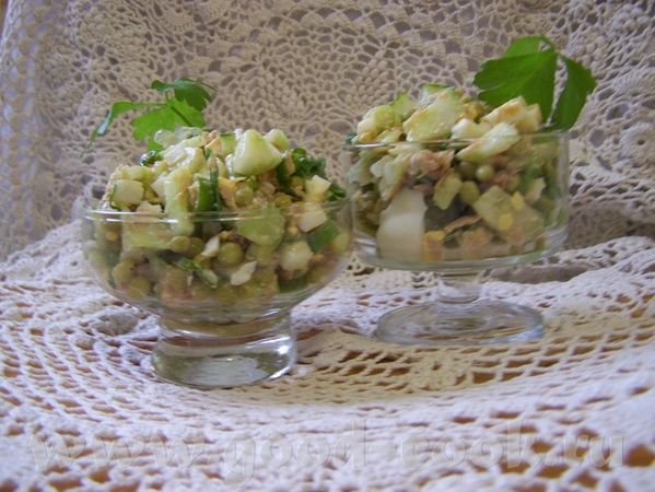 Рыбный салат с горошком от Вalерия ( с РП )