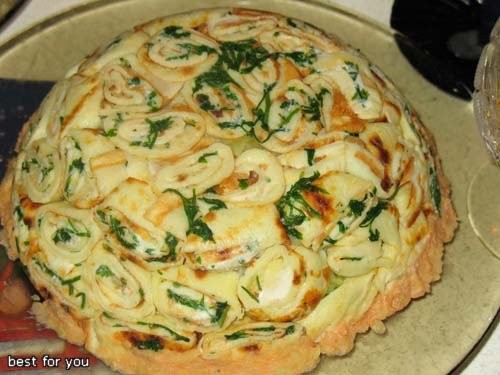 САЛАТ "ШАРЛОТКА" Идею этого салат взяла у Ирины Кутовой, но делала под себя