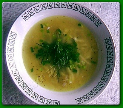 ЛЁГКИЙ ПРЯНЫЙ СУПЧИК С СЕЛЬДЕРЕЕМ И СЫРОМ 1 л куриного (овощного) бульона 1 клубень небольшой сельд... - 2